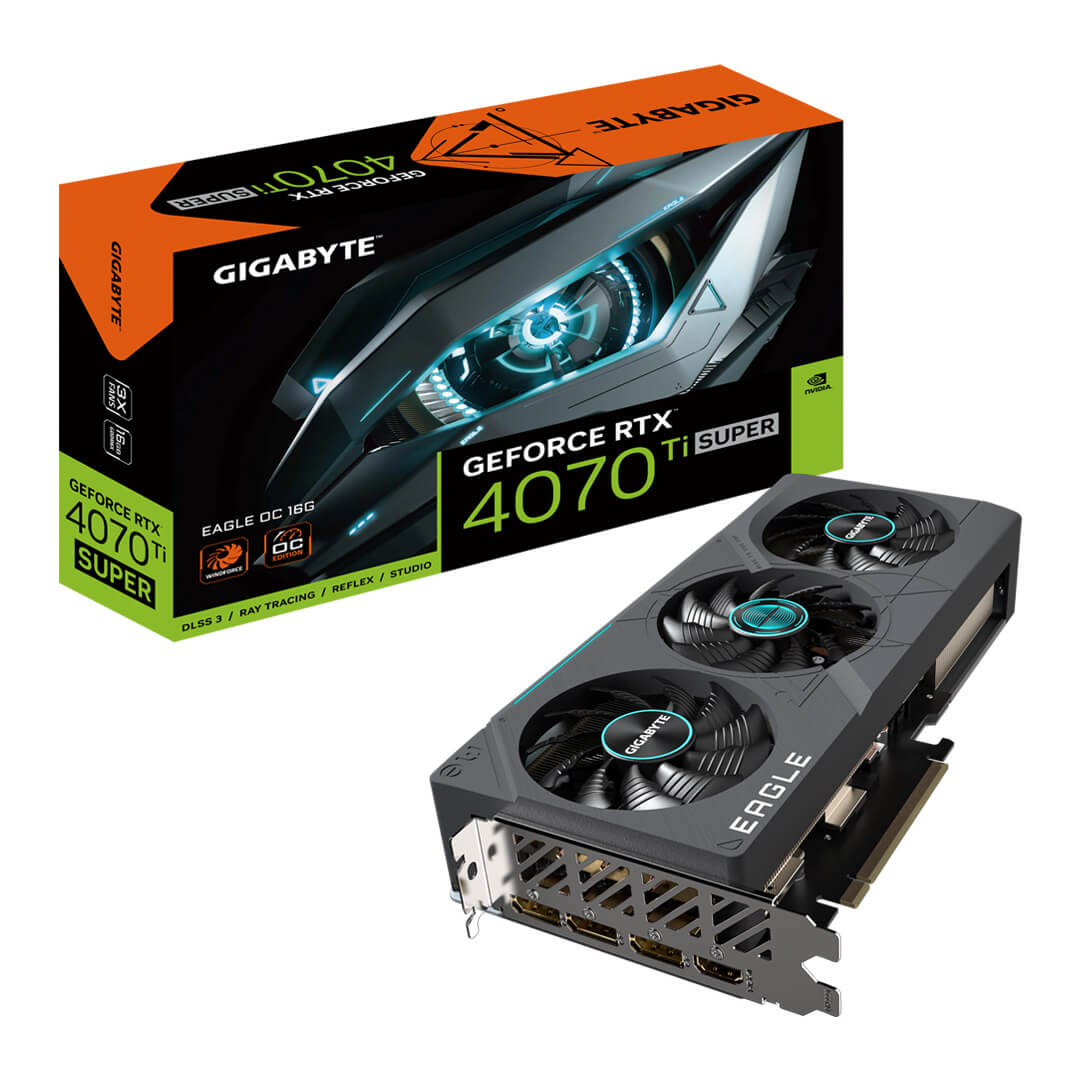 GIGABYTE GeForce RTX 4070 Ti SUPER EAGLE OC 16G - GV-N407TSEAGLE OC-16GD - Gamesncomps.com