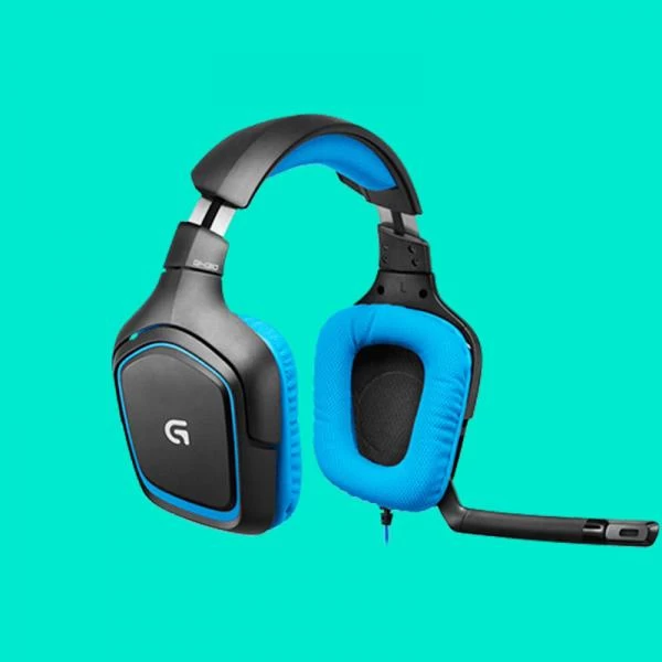 Logitech G430 Black/Blue Over the Ear Gaming Headset for sale