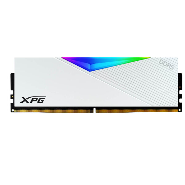 Adata XPG Lancer RGB 32GB (1 x 32GB) DDR5 6000MHz Desktop Memory White AX5U6000C3032G-CLARWH Image 1 - Gamesncomps.com
