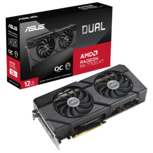 ASUS Dual Radeon RX 7700 XT OC Edition 12GB GDDR6 - DUAL-RX7700XT-O12G - Gamesncomps.com