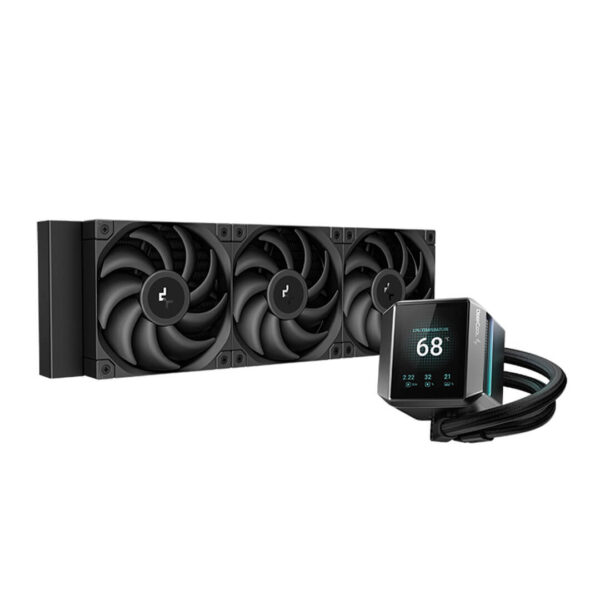 Deepcool MYSTIQUE 360mm Liquid CPU Cooler Black - R-LX750-BKDSNMP-G-1 - Gamesncomps.com