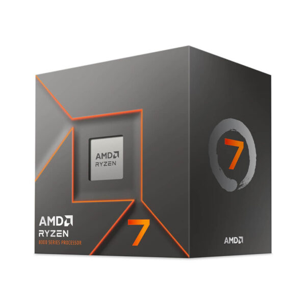 AMD Ryzen 7 8700F 8 Cores 16 Threads AM5 Desktop Processor Image 1 - Gamesncomps.com