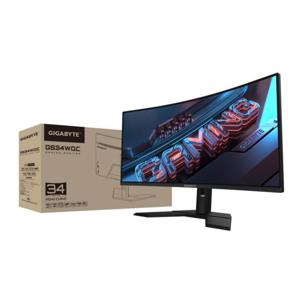 Gigabyte GS34WQC 34 inch VA WQHD 120Hz Gaming Monitor Image 8 - Gamesncomps.com