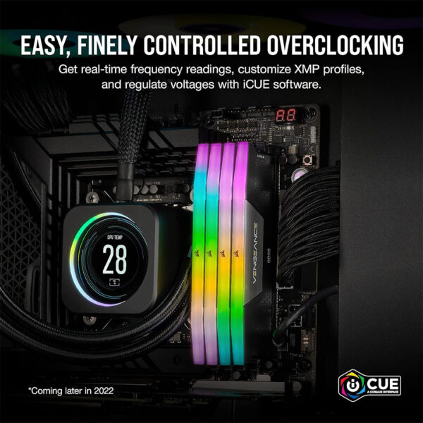 Corsair 32GB (16GB x 2) Vengeance RGB DDR5 6000MHz RAM Image 2 - Gamesncomps.com