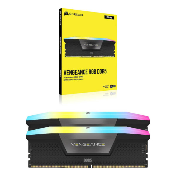 Corsair 32GB (16GB x 2) Vengeance RGB DDR5 6000MHz RAM Image 1 - Gamesncomps.com