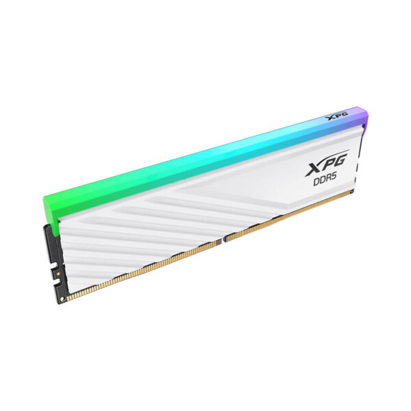 Adata XPG Lancer Blade RGB 32GB (32GBx1) DDR5 6000MHz Desktop RAM White Image 1 - Gamesncomps.com