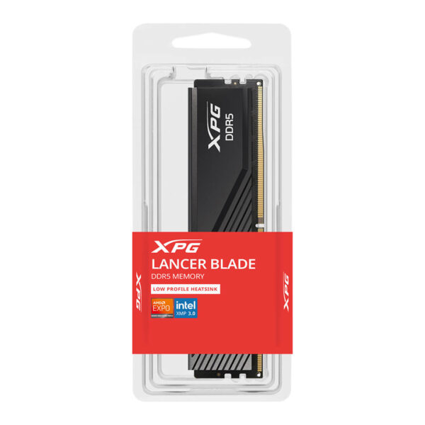 Adata XPG Lancer Blade 16GB (16GBx1) DDR5 6000MHz Desktop RAM Black Image 2 - Gamesncomps.com