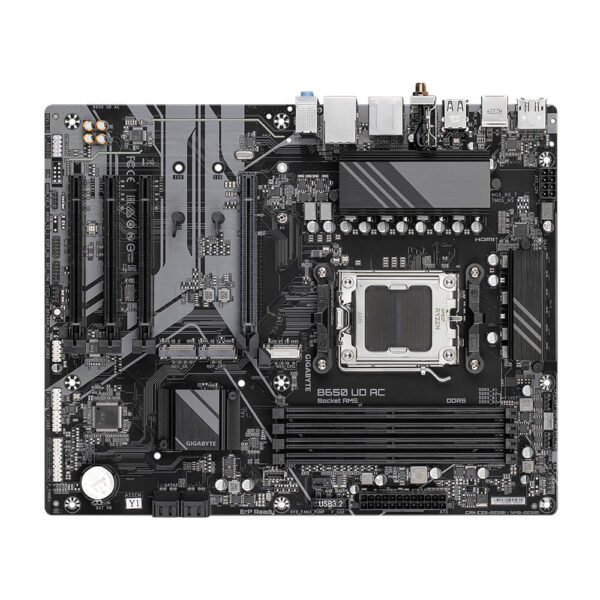 Gigabyte B650 UD AC (rev. 1.0) AM5 DDR5 AMD WIFI Motherboard Image 3 - Gamesncomps.com