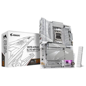 Gigabyte X870 AORUS Elite WIFI7 ICE AMD AM5 DDR5 Motherboard - Gamesncomps.com