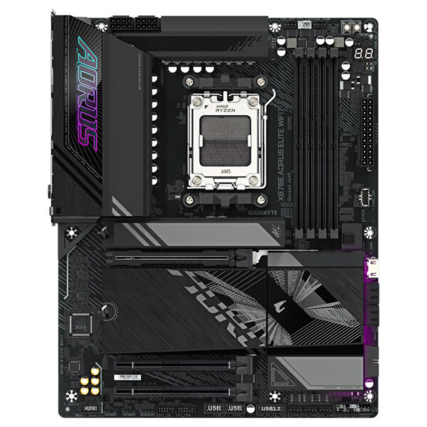 Gigabyte X870E AORUS Elite WIFI7 AMD AM5 DDR5 Motherboard Image 1 - Gamesncomps.com