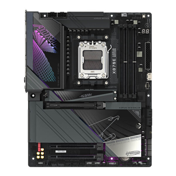 Gigabyte X870E AORUS MASTER AMD AM5 DDR5 Motherboard Image 1 - Gamesncomps.com