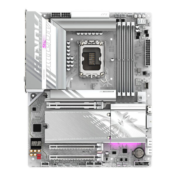 Gigabyte Z890 AORUS Elite WIFI7 ICE Intel DDR5 Motherboard Image 1 - Gamesncomps.com