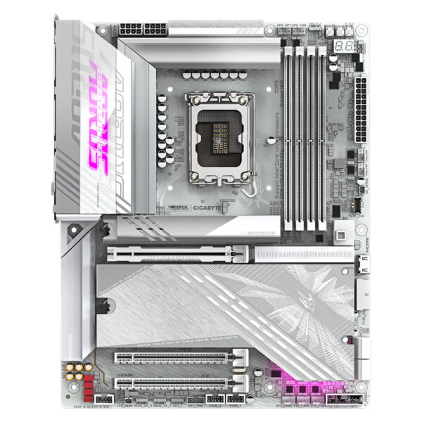 Gigabyte Z890 AORUS Elite X ICE Intel DDR5 Motherboard Image 1 - Gamesncomps.com