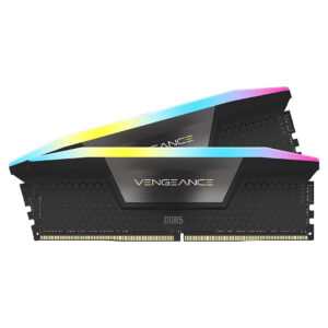 Corsair 32GB (2x16GB) VENGEANCE RGB DDR5 DRAM 6000Mhz CL36 RAM Black - Intel XMP Ready - Gamesncomps.com