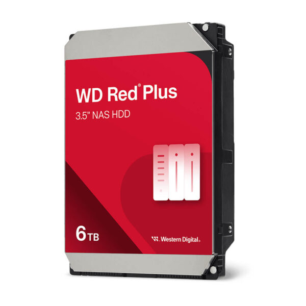 Western Digital WD Red Plus 6TB 3.5" Internal NAS Hard Disk - Gamesncomps.com