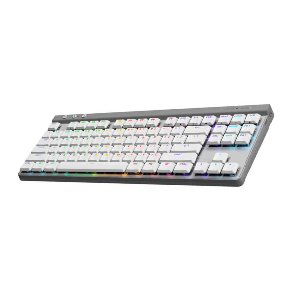 Logitech G515 LIGHTSPEED TKL Wireless Gaming Keyboard White Image 3 - Gamesncomps.com