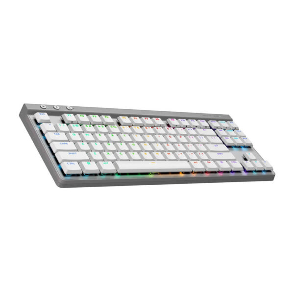 Logitech G515 LIGHTSPEED TKL Wireless Gaming Keyboard White Image 2 - Gamesncomps.com