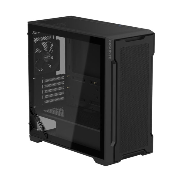 Gigabyte C102 Glass Mid Tower Cabinet Black-Images-1 Gamesncomps.com