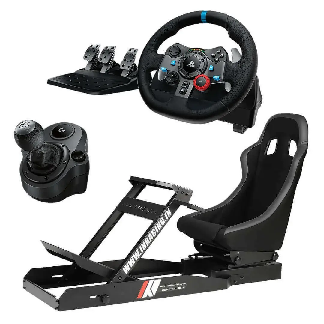 Logitech sim-racing-cockpit [G29-DRIVING-WHEEL,-SHIFTER-&-INRACING-COCKPIT]