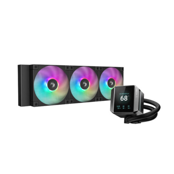 Deepcool MYSTIQUE 360mm ARGB Liquid CPU Cooler Black Images-2 Gamesncomps.com