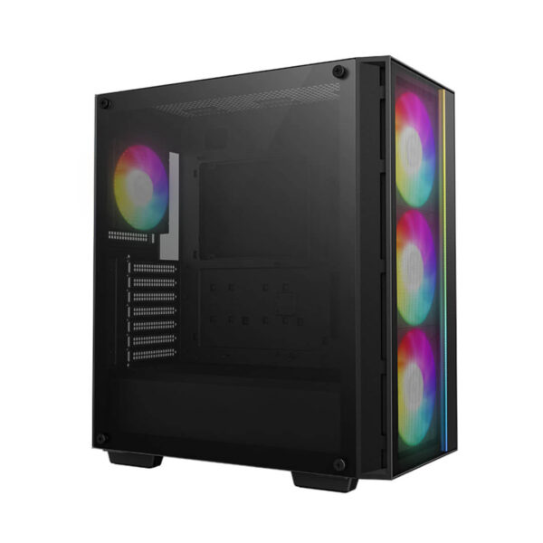 Deepcool Matrexx 55 Mesh V4 C Mid Tower Cabinet Black Image 1 - Gamesncomps.com