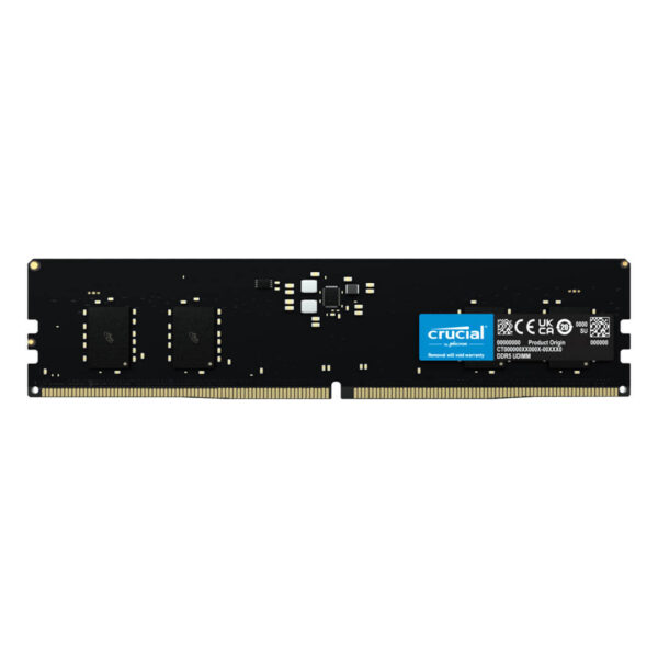 Crucial 8GB (8GB x 1) DDR5 4800Mhz Desktop RAM Black - Gamesncomps.com