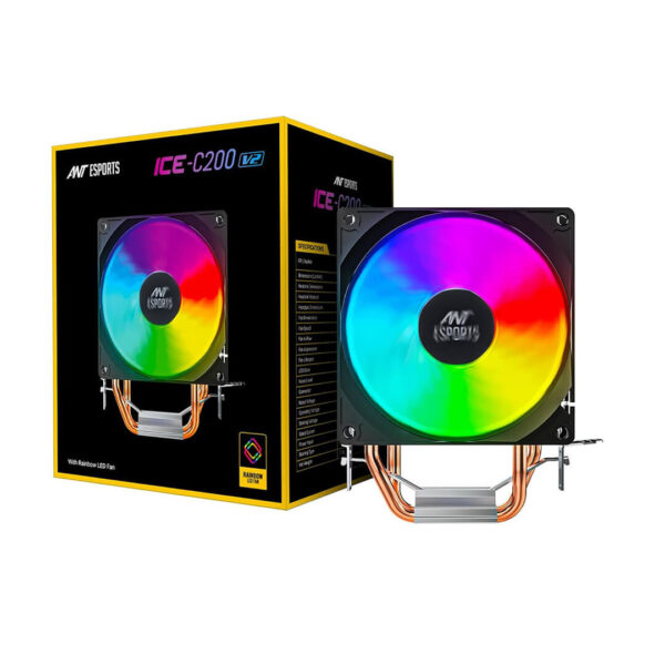 Ant Esports ICE-C200 V2 with Rainbow LED Fan Image 8 - Gamesncomps.com