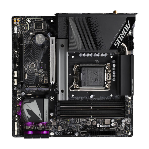 Gigabyte Z790M AORUS ELITE AX Intel Motherboard Ddr5-Images-2Gamesncomps.com