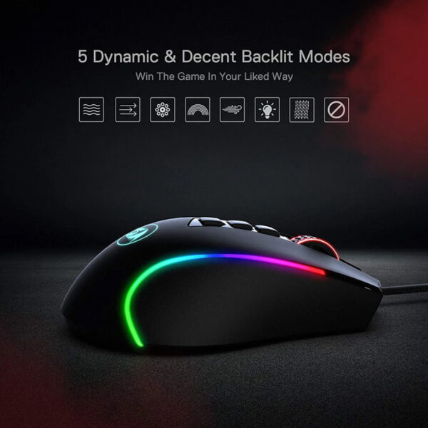 Redragon Predator M612 RGB Gaming Mouse Wired-Images-3 Gamesncomps.com