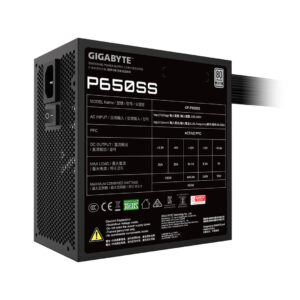 Gigabyte P650SS Power Supply 80 Plus Silver Certified-Images-1 Gamesncomps.com