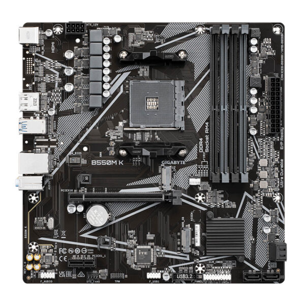 Gigabyte B550M K AMD Motherboard-Images-2 Gamesncomps.com