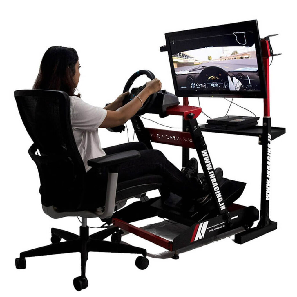Logitech Racing Stand Logitech G923 Driving Wheel, Shifter & Inracing Racing Wheel Stand ...