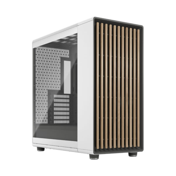 Fractal Design North XL Chalk White TG Clear Tint (E-ATX) Mid Tower Cabinet - GAMESNCOMPS.COM