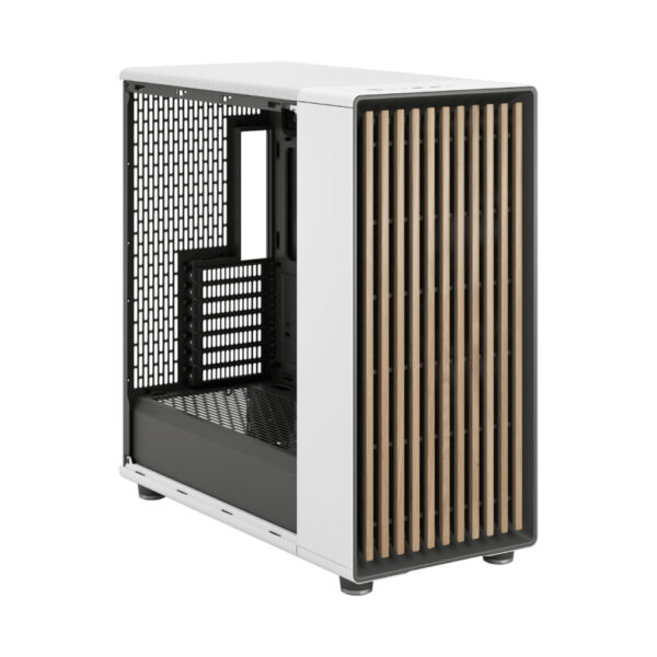 Fractal Design North XL Chalk White TG Clear Tint (E-ATX) Mid Tower Cabinet IMAGE 1 - GAMESNCOMPS.COM