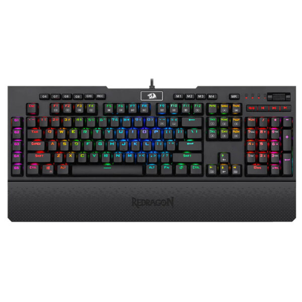 Redragon BRAHMA K586 RGB Mechanical Gaming Keyboard – Red Switch Images-1 Gamesncomps.com