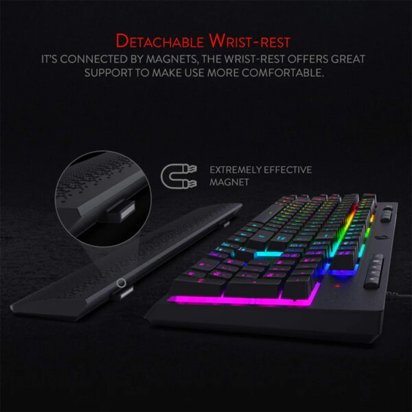 Redragon K512 Shiva Wired Gaming Keyboard Images 3 Gamesncomps.com