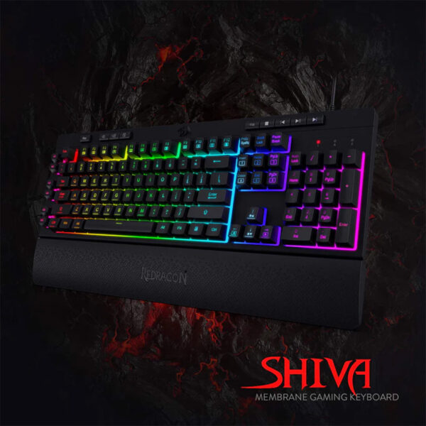 Redragon K512 Shiva Wired Gaming Keyboard Images 8 Gamesncomps.com