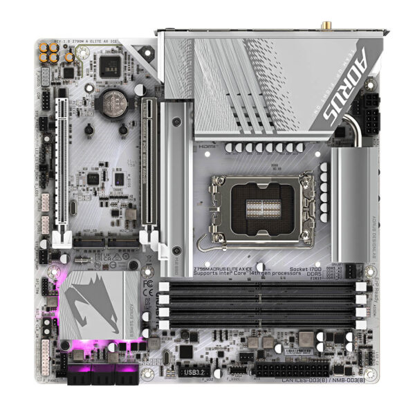 GIGABYTE Z790M AORUS ELITE AX ICE Intel Motherboard Ddr5-Images-3 Gamesncomps.com