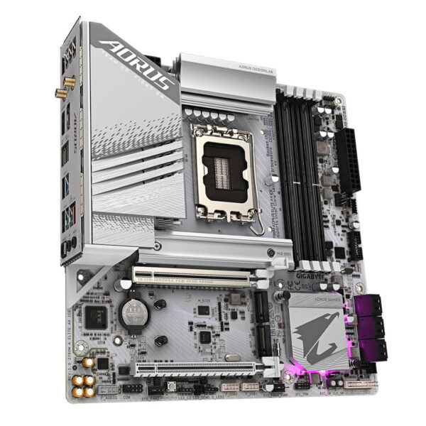 GIGABYTE Z790M AORUS ELITE AX ICE Intel Motherboard Ddr5-Images-6 Gamesncomps.com