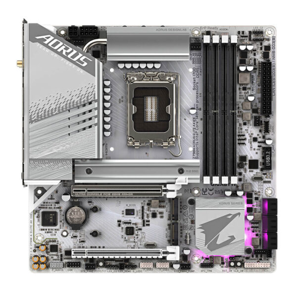 GIGABYTE Z790M AORUS ELITE AX ICE Intel Motherboard Ddr5-Images-4 Gamesncomps.com