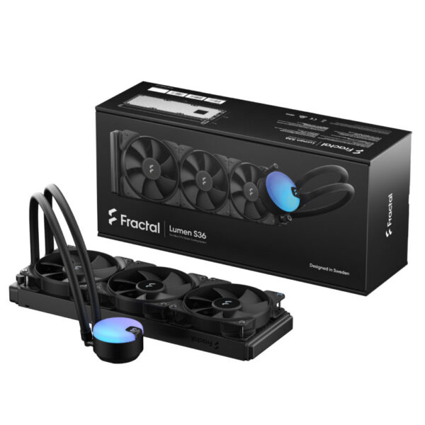 Fractal Design Lumen S36 V2 360mm CPU Liquid Cooler (Black) image 4 - gamesncomps.com