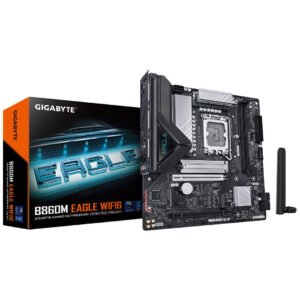Gigabyte B860M EAGLE WIFI6 Intel DDR5 LGA1851 Socket Motherboard Supports Intel Core Ultra 200 Series - GamesNComps.com