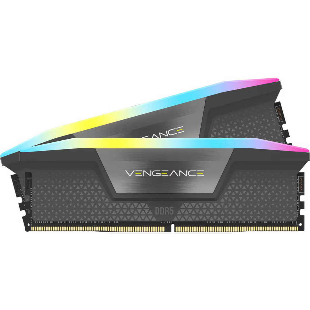 Corsair Vengeance RGB Grey 64GB (32GBx2) 6000MHz CL30 DDR5 RAM Memory-Images-2 Gamesncomps.com