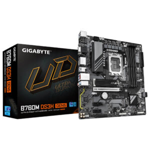 Gigabyte B760M DS3H GEN5 Intel DDR5 LGA1700 Socket Motherboard - GamesNComps.com