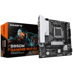 Gigabyte B650M GAMING WIFI6E (rev. 1.2) AMD DDR5 AM5 Socket Motherboard - GamesNComps.com