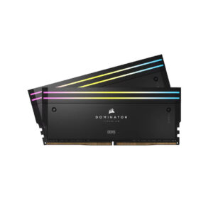 Corsair 96GB (48GB x 2) Dominator Titanium RGB DDR5 6600MHz CL32 Desktop Memory (RAM) Black-Images-3 Gamesncomps.com