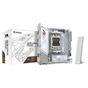 Gigabyte X870I AORUS PRO ICE (rev. 1.0) AMD AM5 Socket DDR5 Motherboard - GamesNComps.com