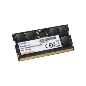Adata 8GB (8GB x 1) 5600MHz CL46 DDR5 Laptop Memory (RAM) Black - GamesNComps.com