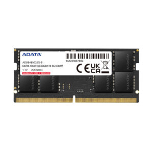 Adata 16GB (16GB x 1) 4800MHz DDR5 Laptop Memory (RAM) Black - GamesNComps.com