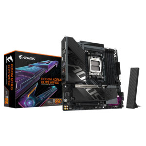 Gigabyte B850M AORUS ELITE WIFI6E (rev. 1.x) AMD AM5 Socket DDR5 Motherboard - GamesNComps.com
